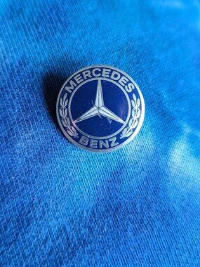 Rare 1950s Mercedes-Benz Logo Lapel Pin West Germany